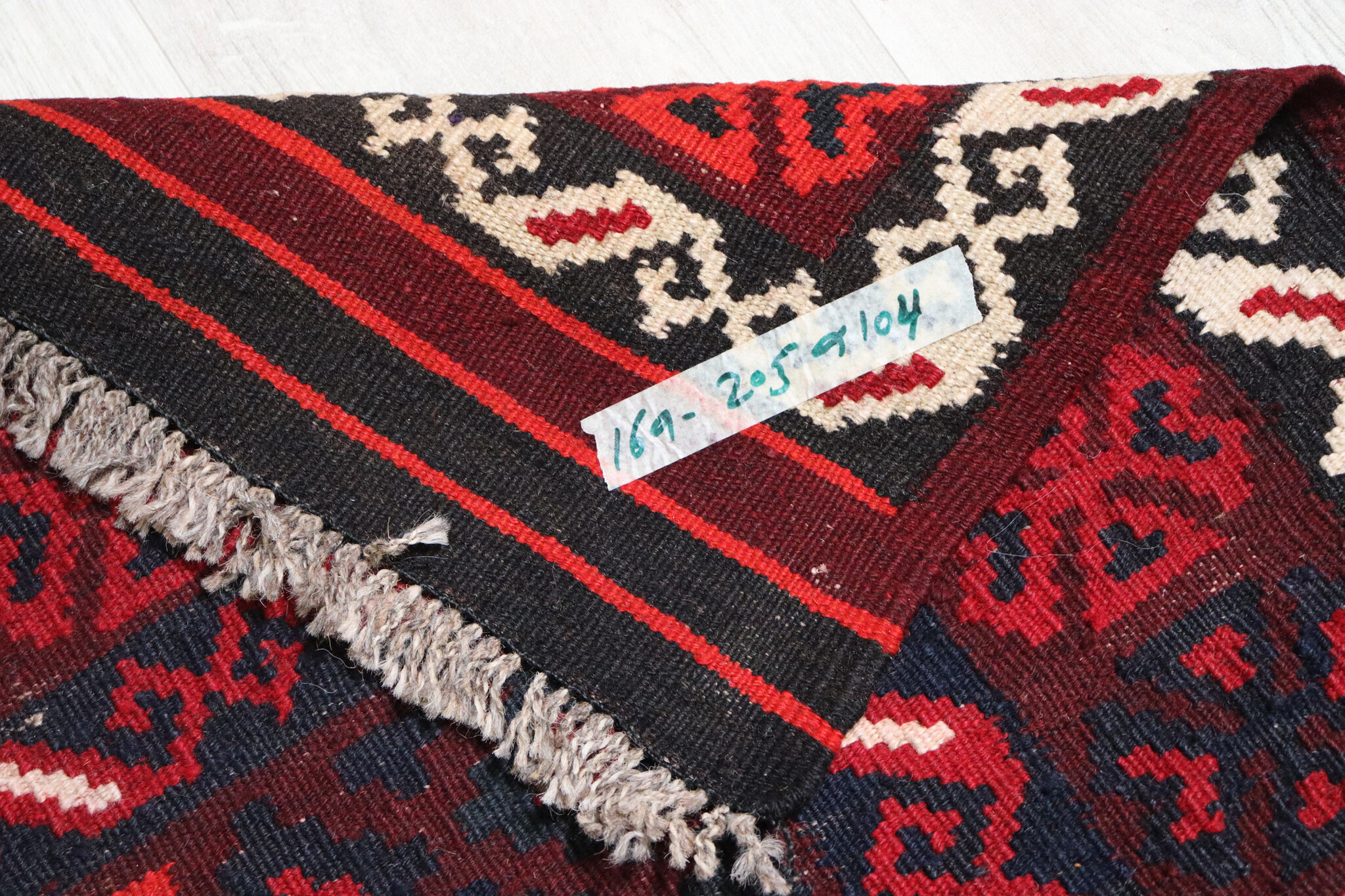 205x104 cm Afghan   nomadic Kilim rug  No:169