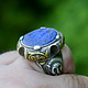 Turkmen Ring  Lapis Lazli seal stone No: 442