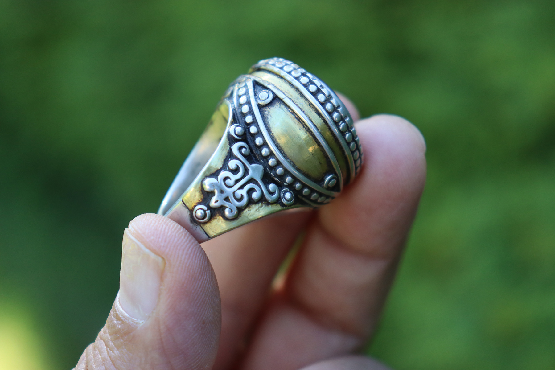 Turkmenische Lapis Lazli Siegel Ring  Nr: 441