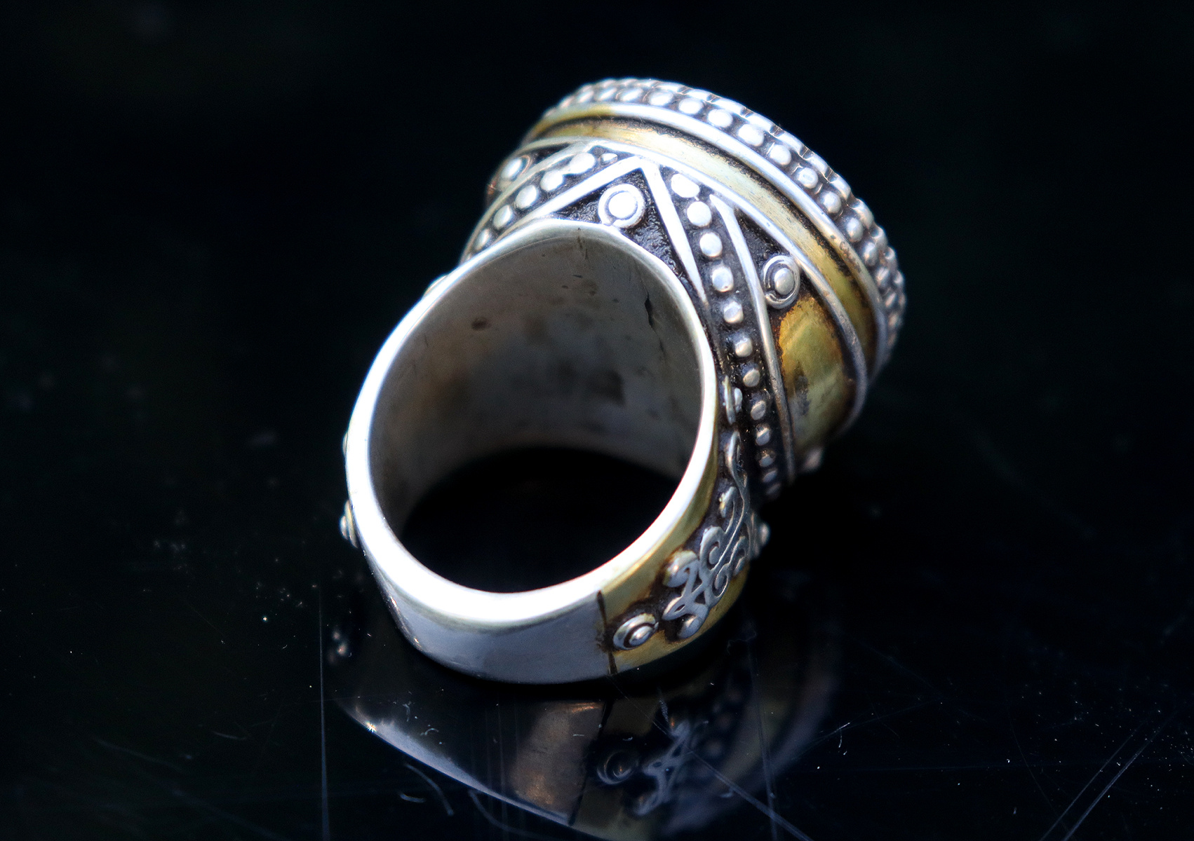 Turkmenische Lapis Lazli Siegel Ring  Nr: 441