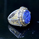 Turkmen Ring  Lapis Lazli seal stone No: 440