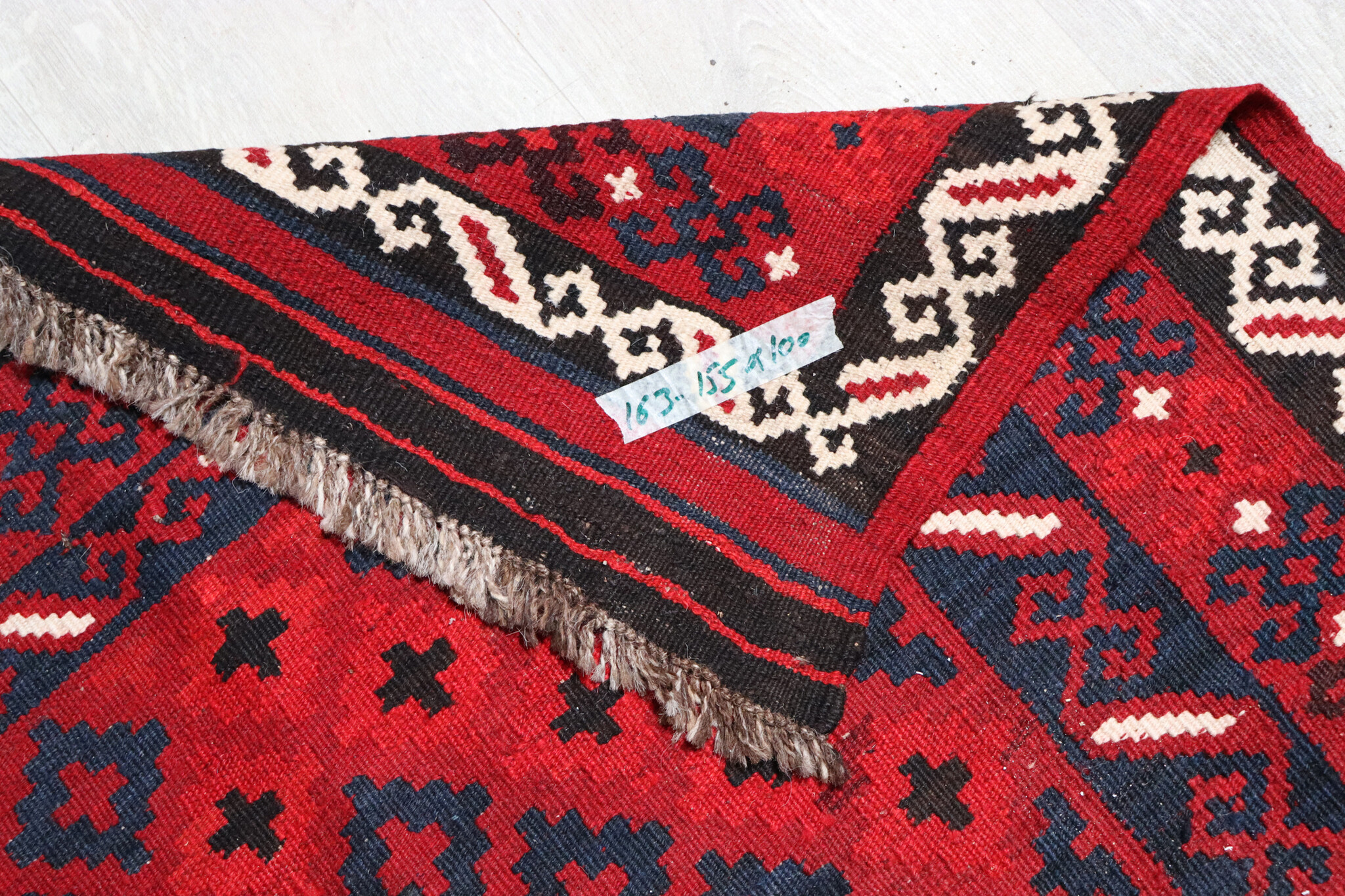 155x100 cm Afghan   nomadic Kilim rug  No:163