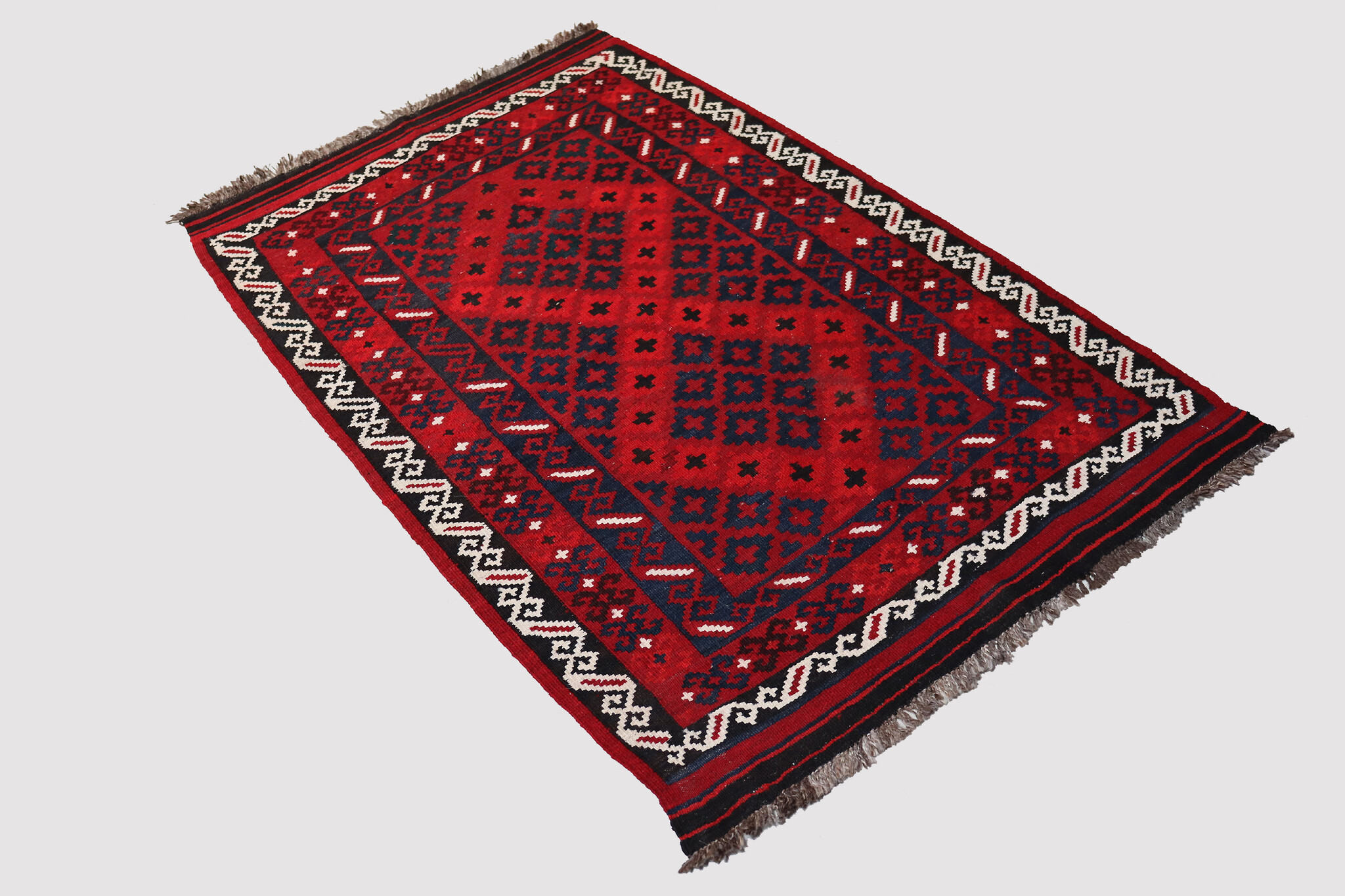 155x100 cm Afghan   nomadic Kilim rug  No:163