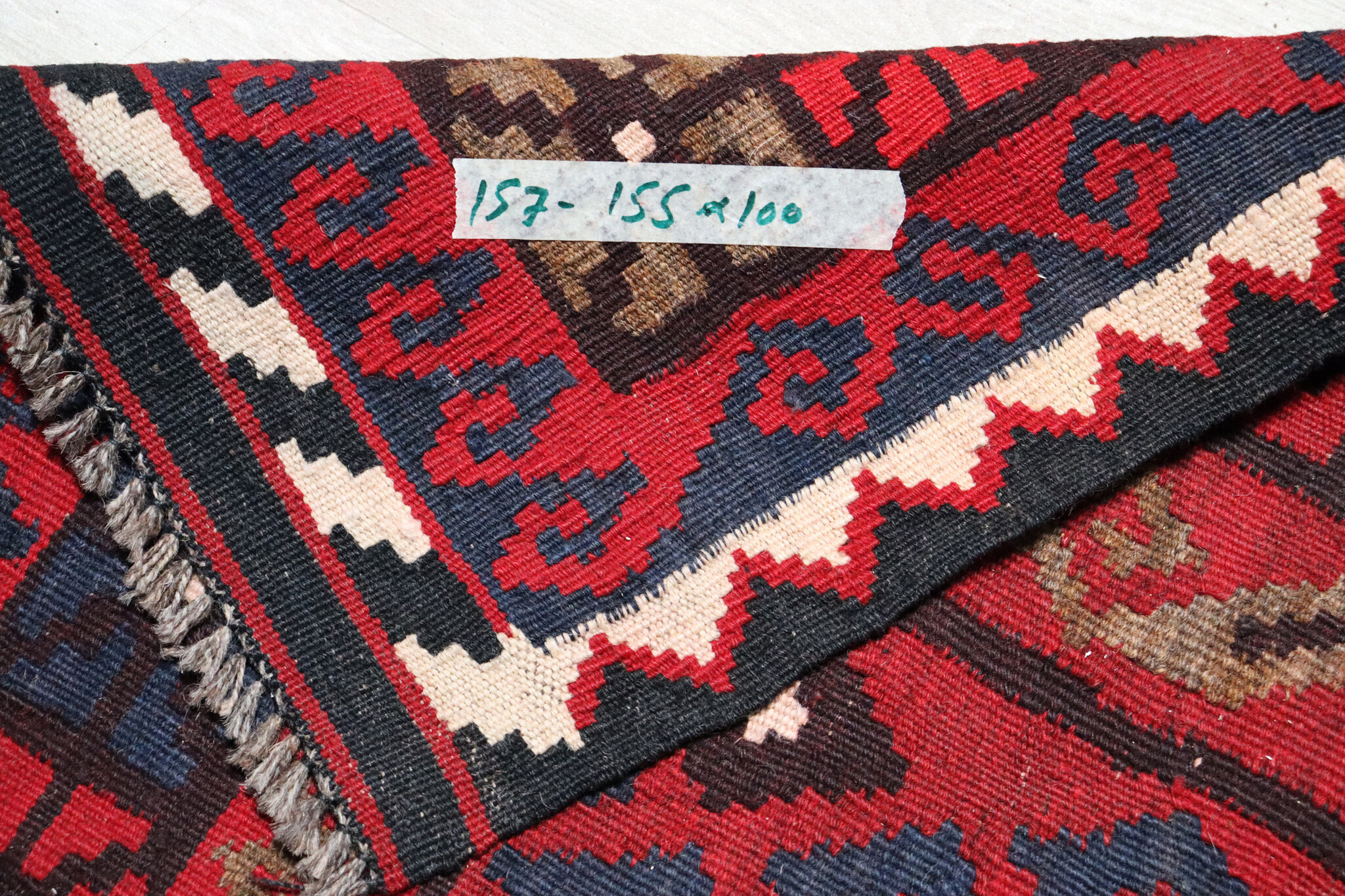 155x100 cm Afghan   nomadic Kilim rug  No:157