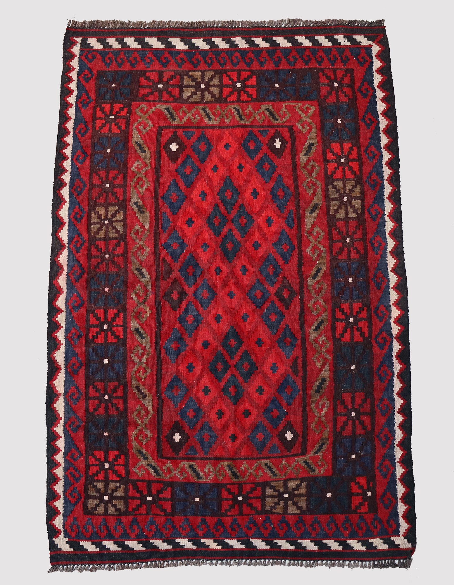 155x100 cm Afghan   nomadic Kilim rug  No:157