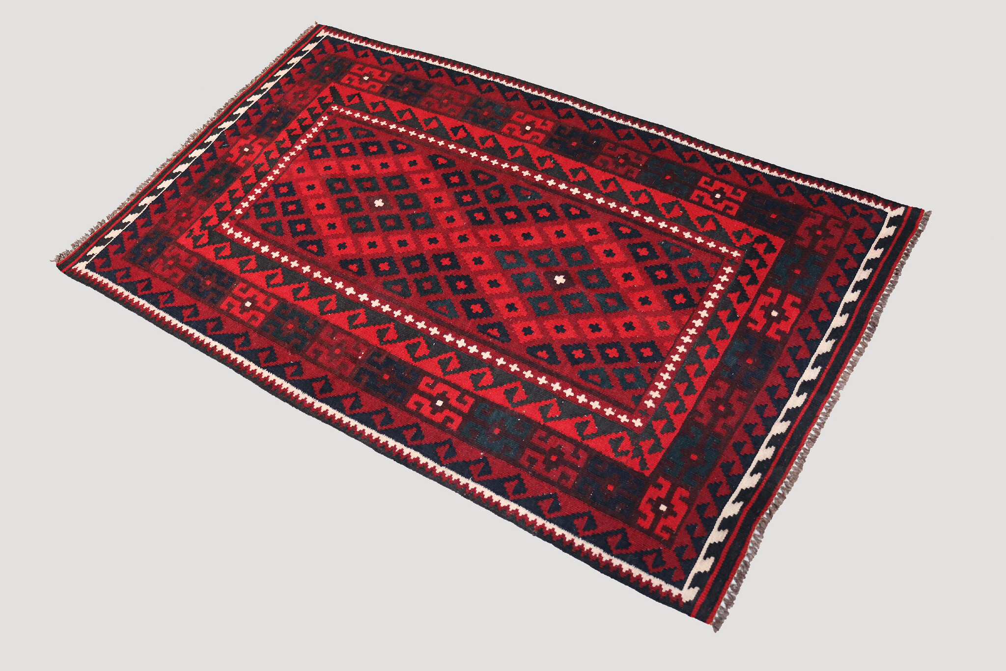 158x95 cm Afghan   nomadic Kilim rug  No:160