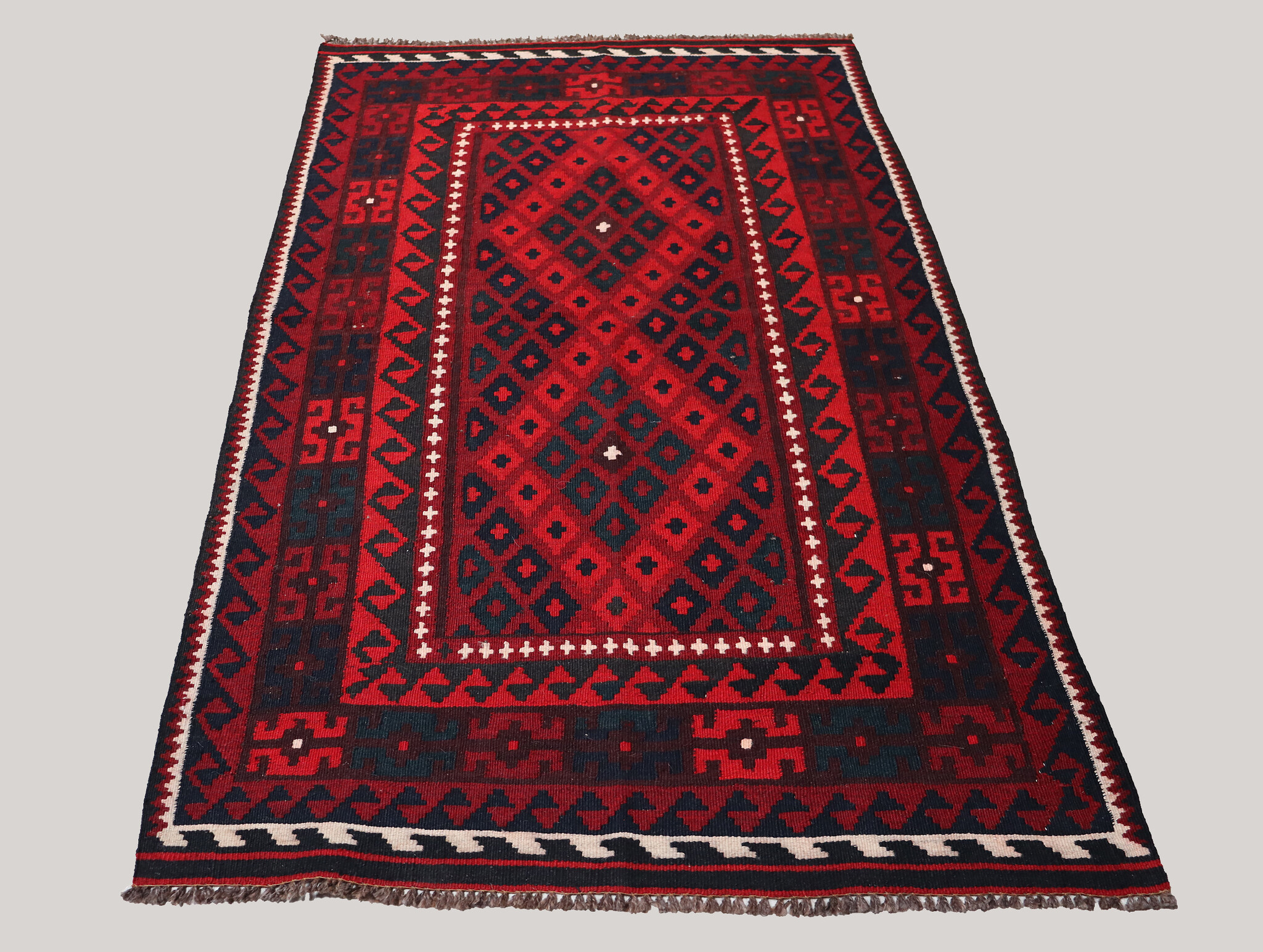 158x95 cm Afghan   nomadic Kilim rug  No:160