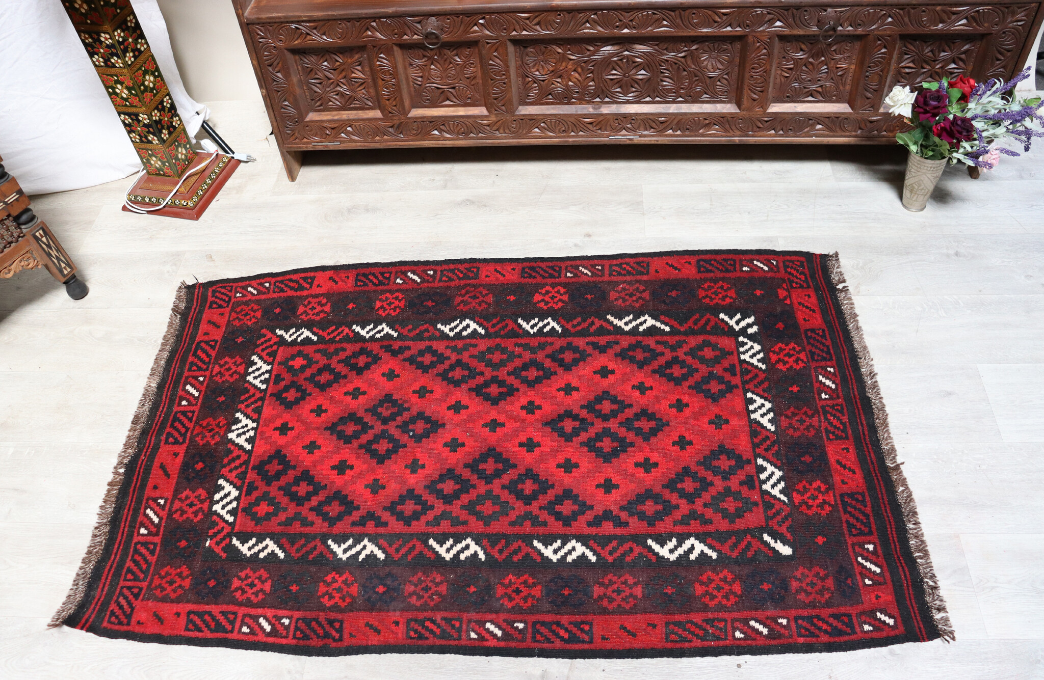 155x97 cm Afghan   nomadic Kilim rug  No:162