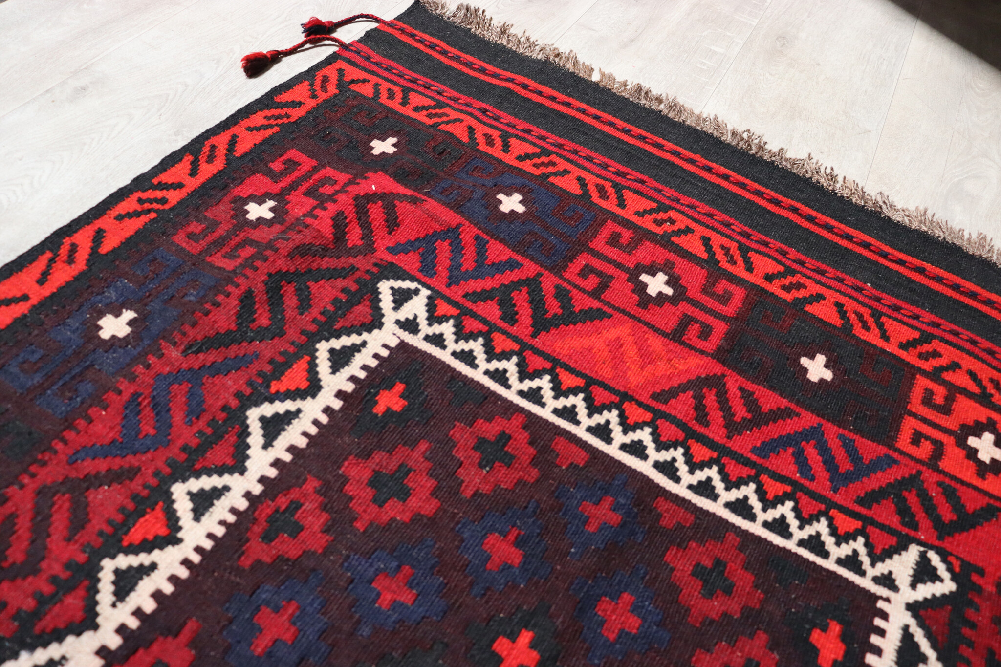 168x103 cm afghan maimana Kelim Nr: 158