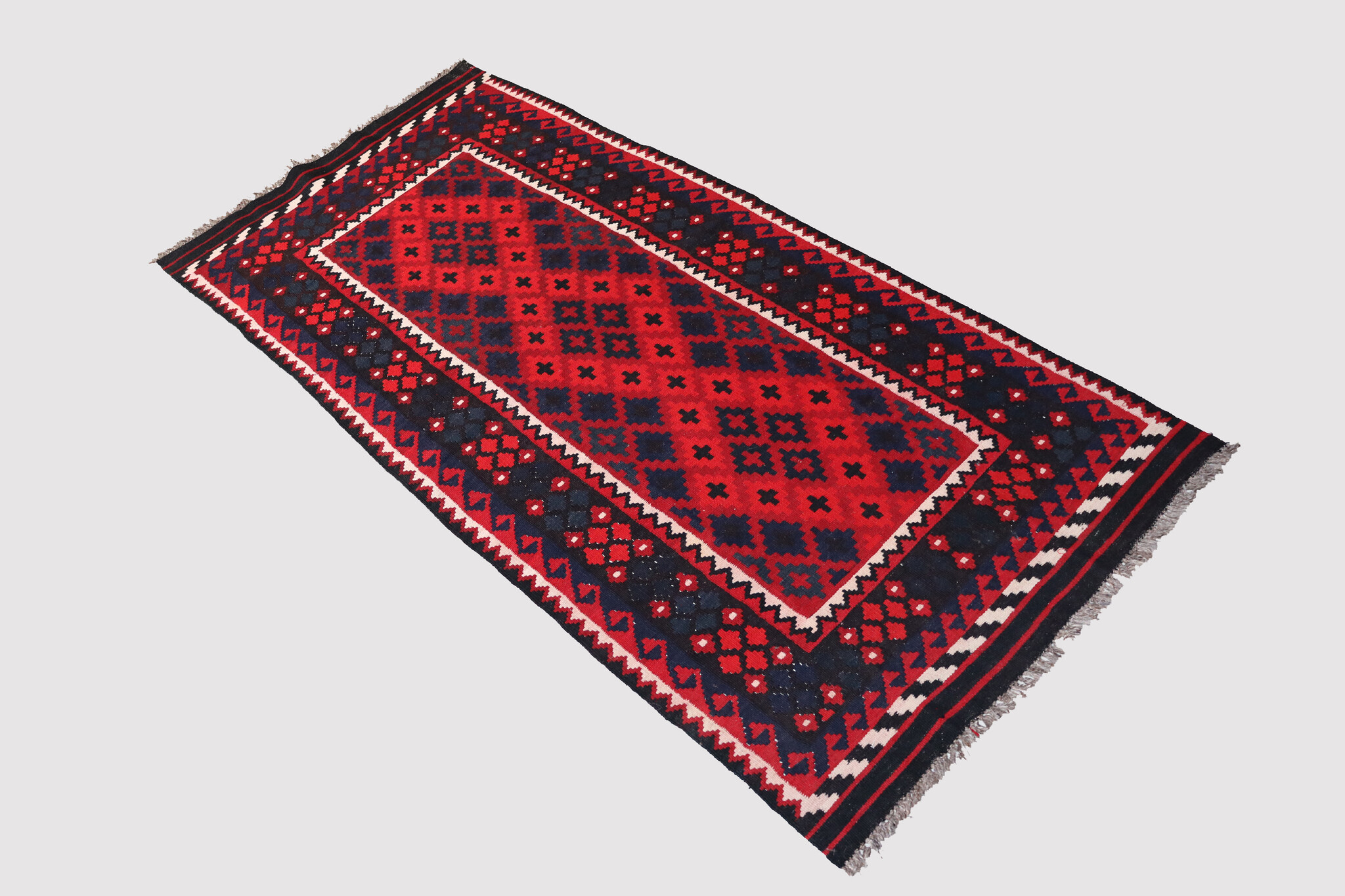 237x110 cm Afghan   nomadic Kilim rug  No:181