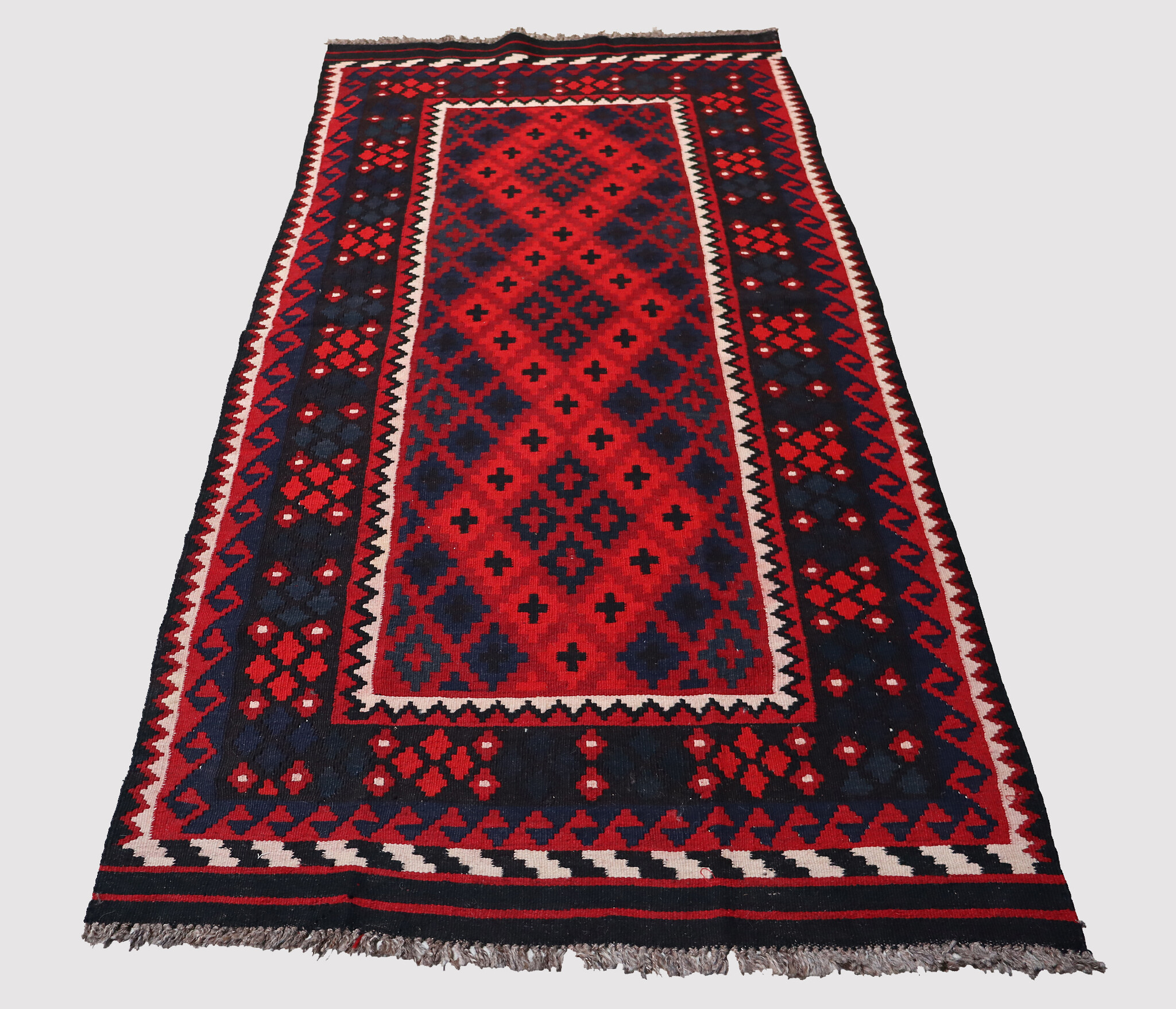 237x110 cm Afghan   nomadic Kilim rug  No:181