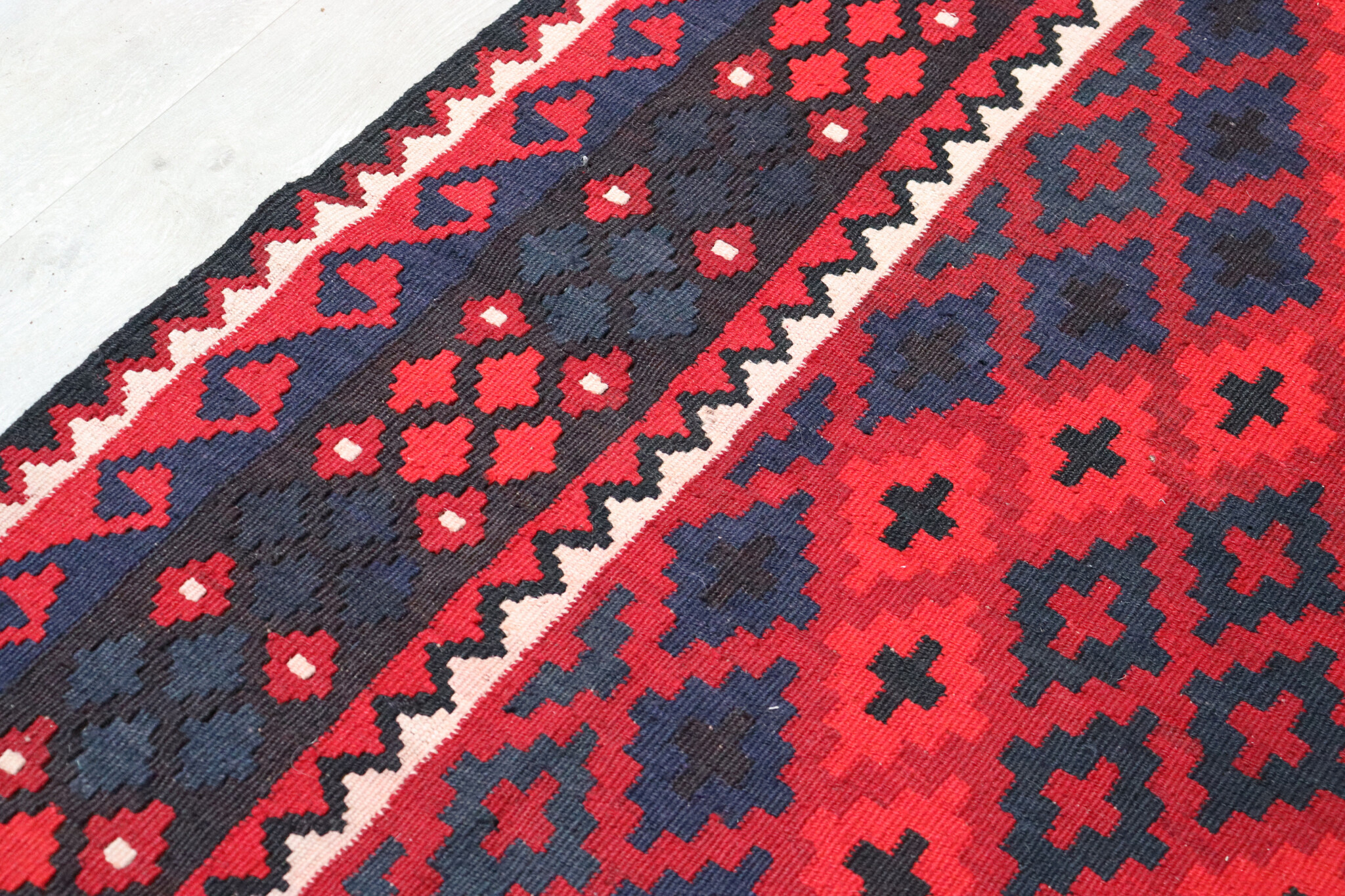 237x110 cm Afghan   nomadic Kilim rug  No:181