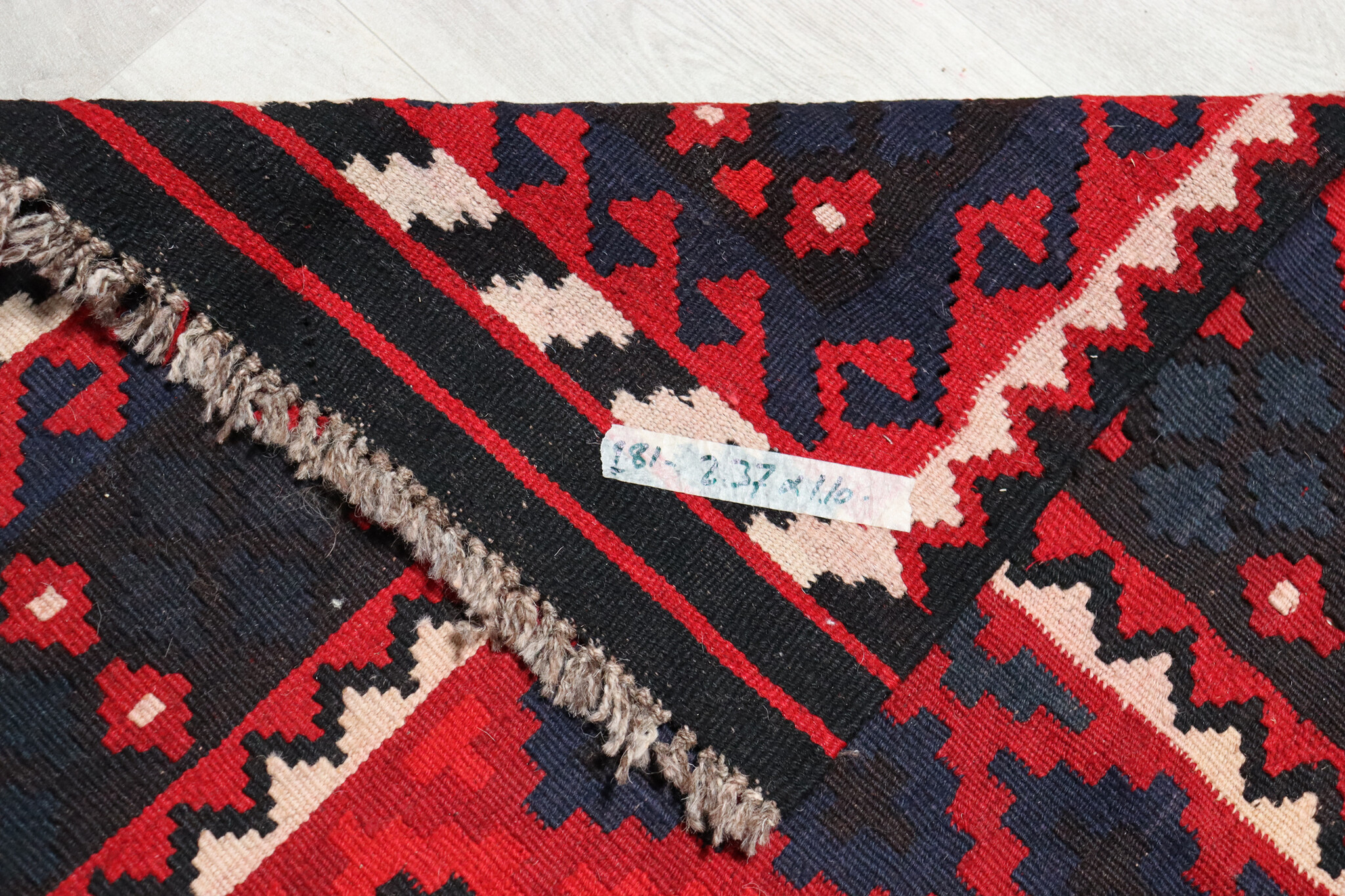 237x110 cm Afghan   nomadic Kilim rug  No:181