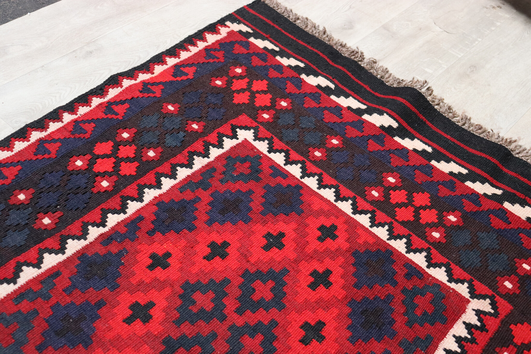 237x110 cm Afghan   nomadic Kilim rug  No:181