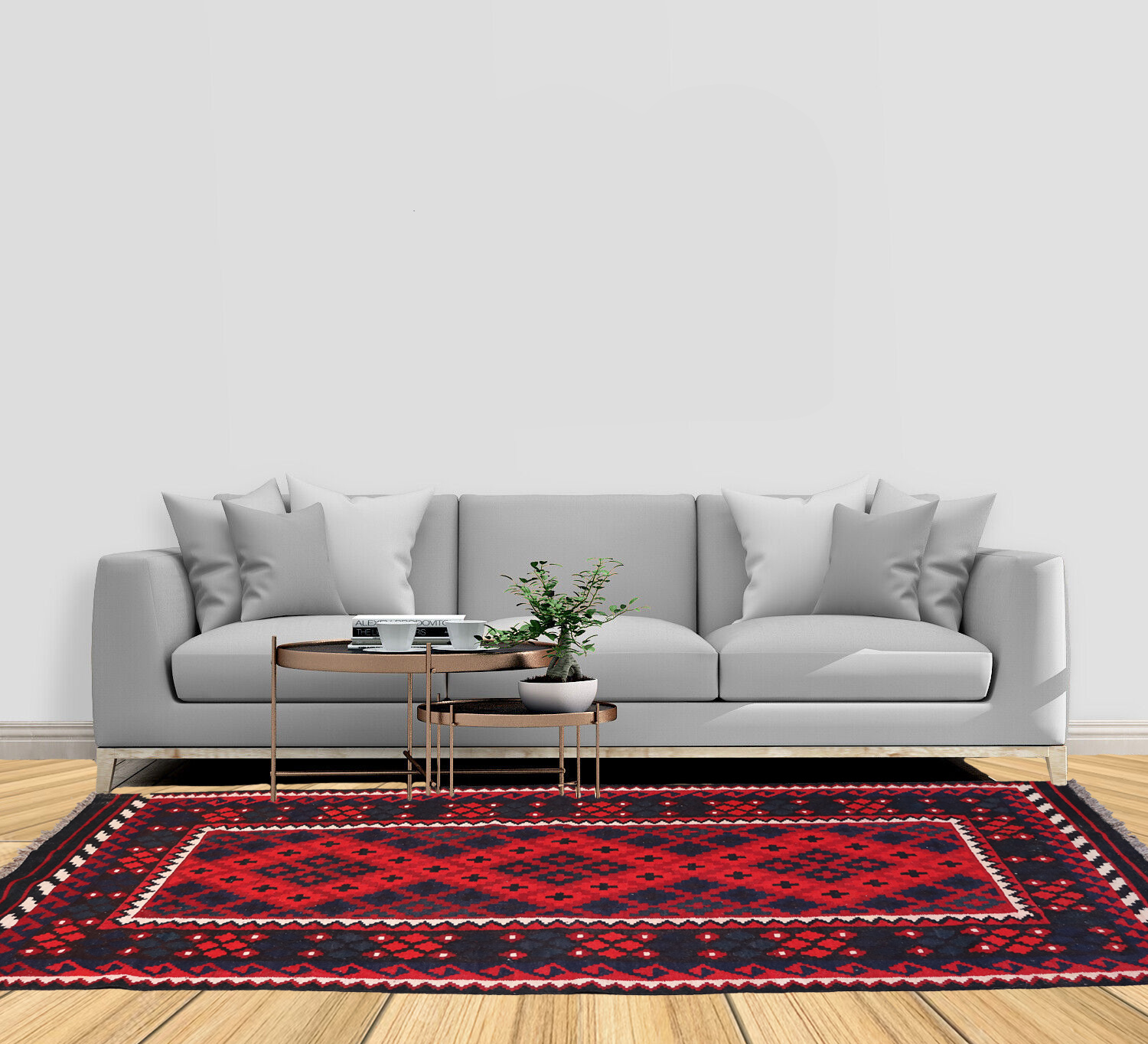 237x110 cm Afghan   nomadic Kilim rug  No:181