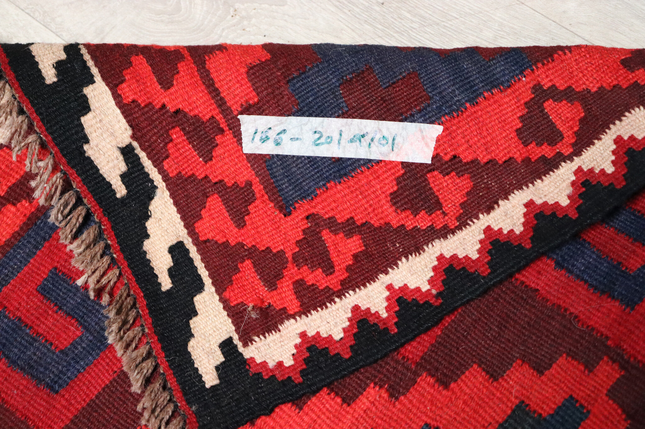 201x101 cm Afghan   nomadic Kilim rug  No:166