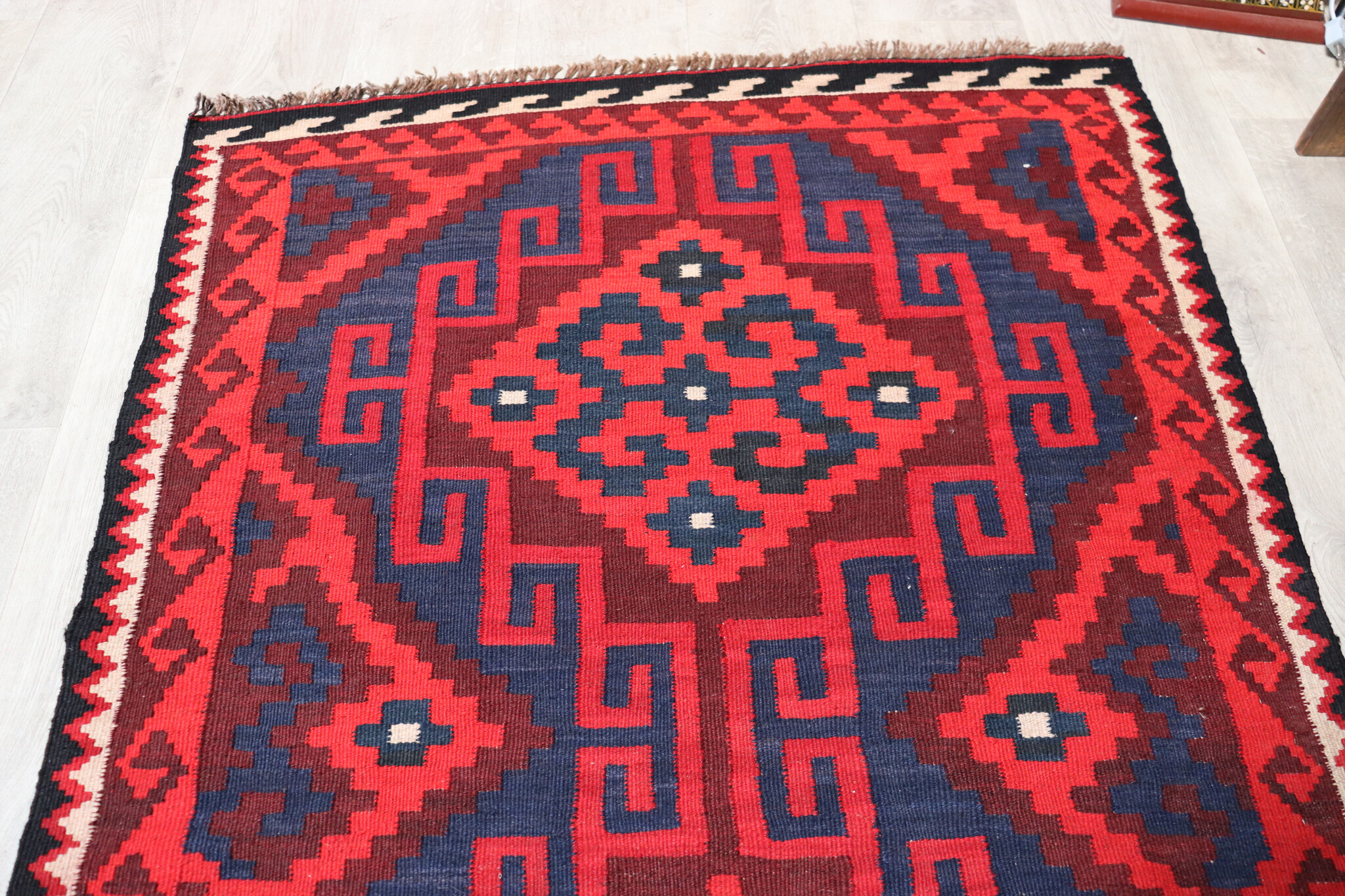 201x101 cm Afghan   nomadic Kilim rug  No:166