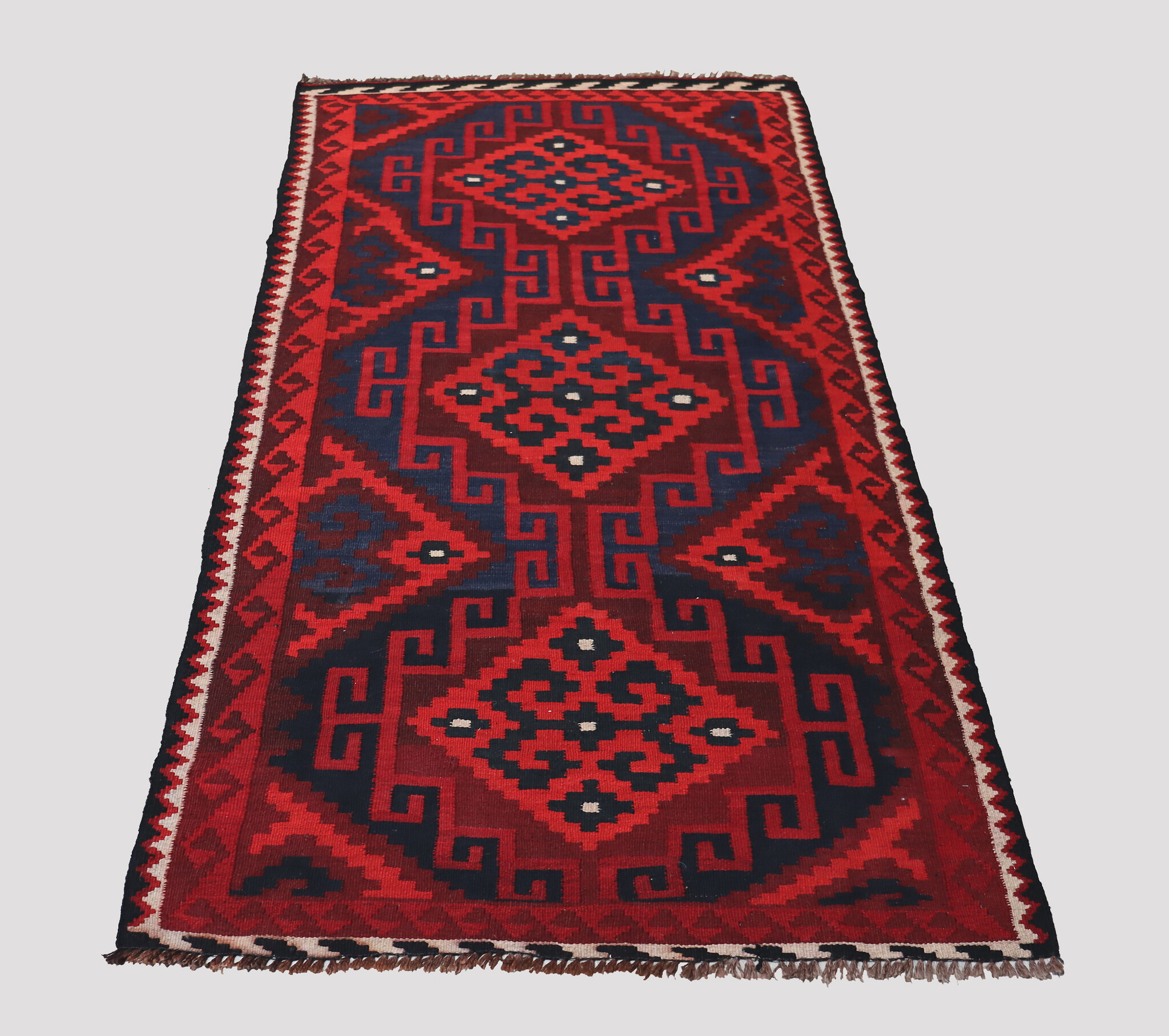 201x101 cm Afghan   nomadic Kilim rug  No:166