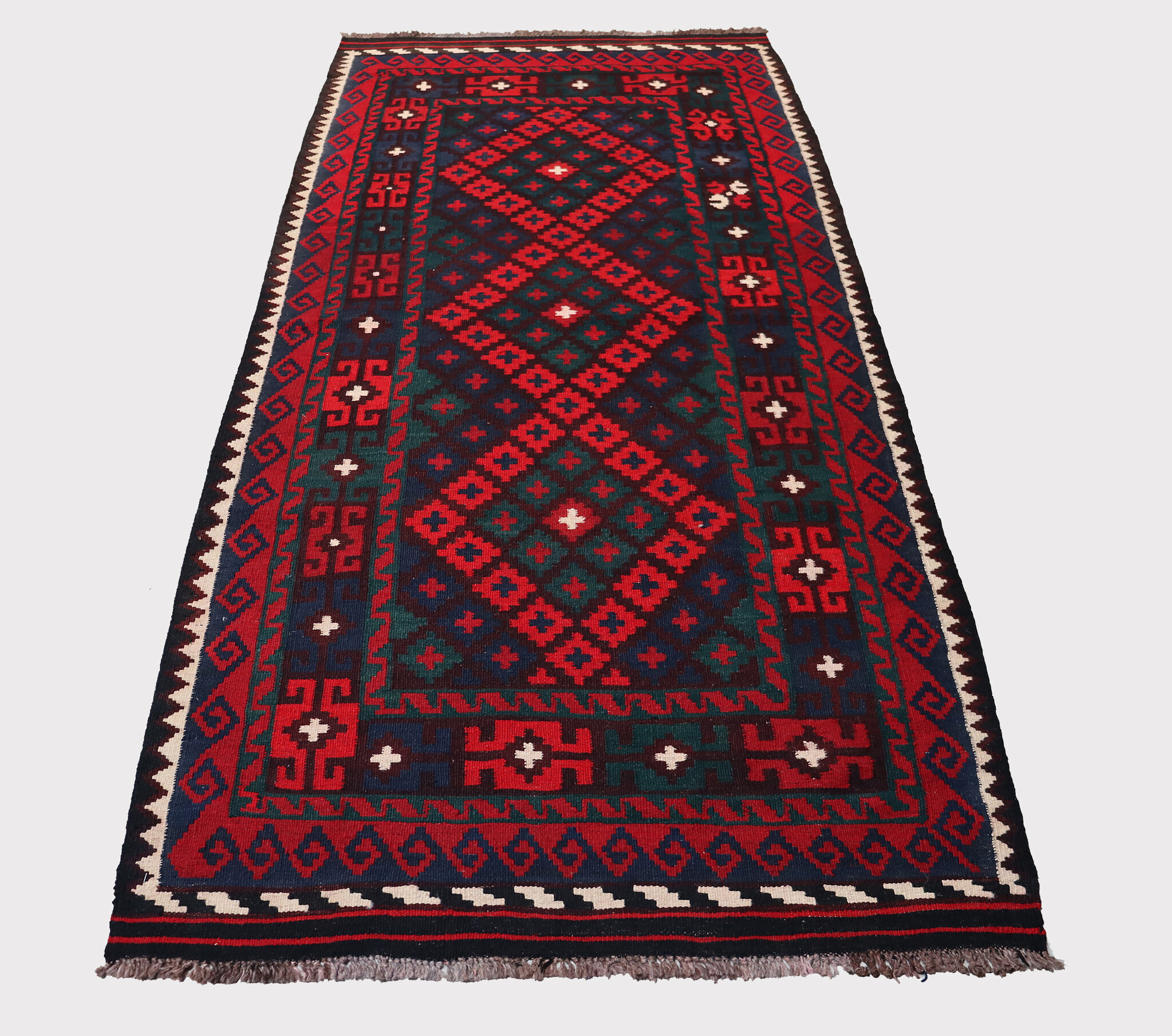 241x113 cm Afghan   nomadic Kilim rug  No:179