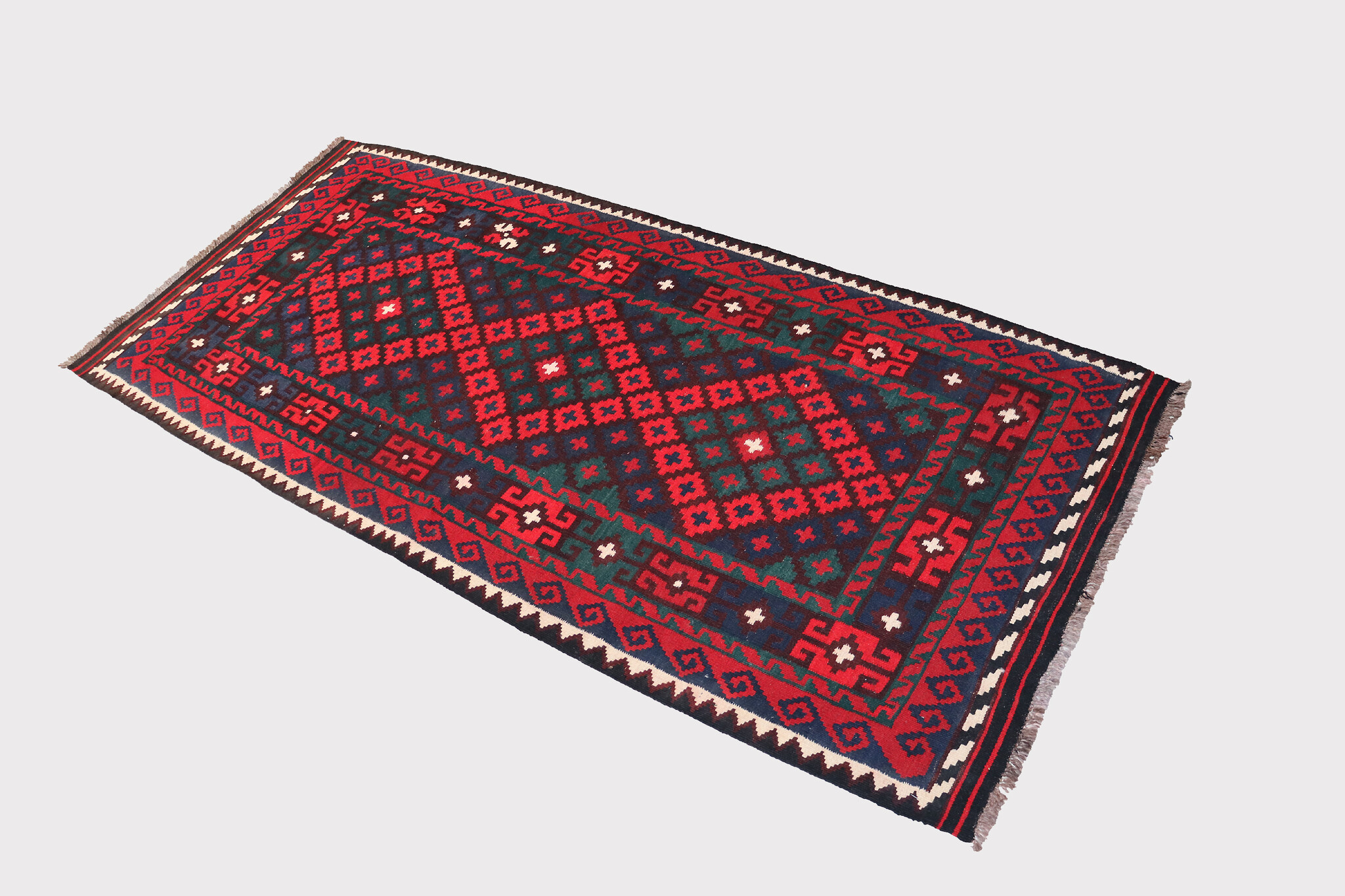 241x113 cm Afghan   nomadic Kilim rug  No:179