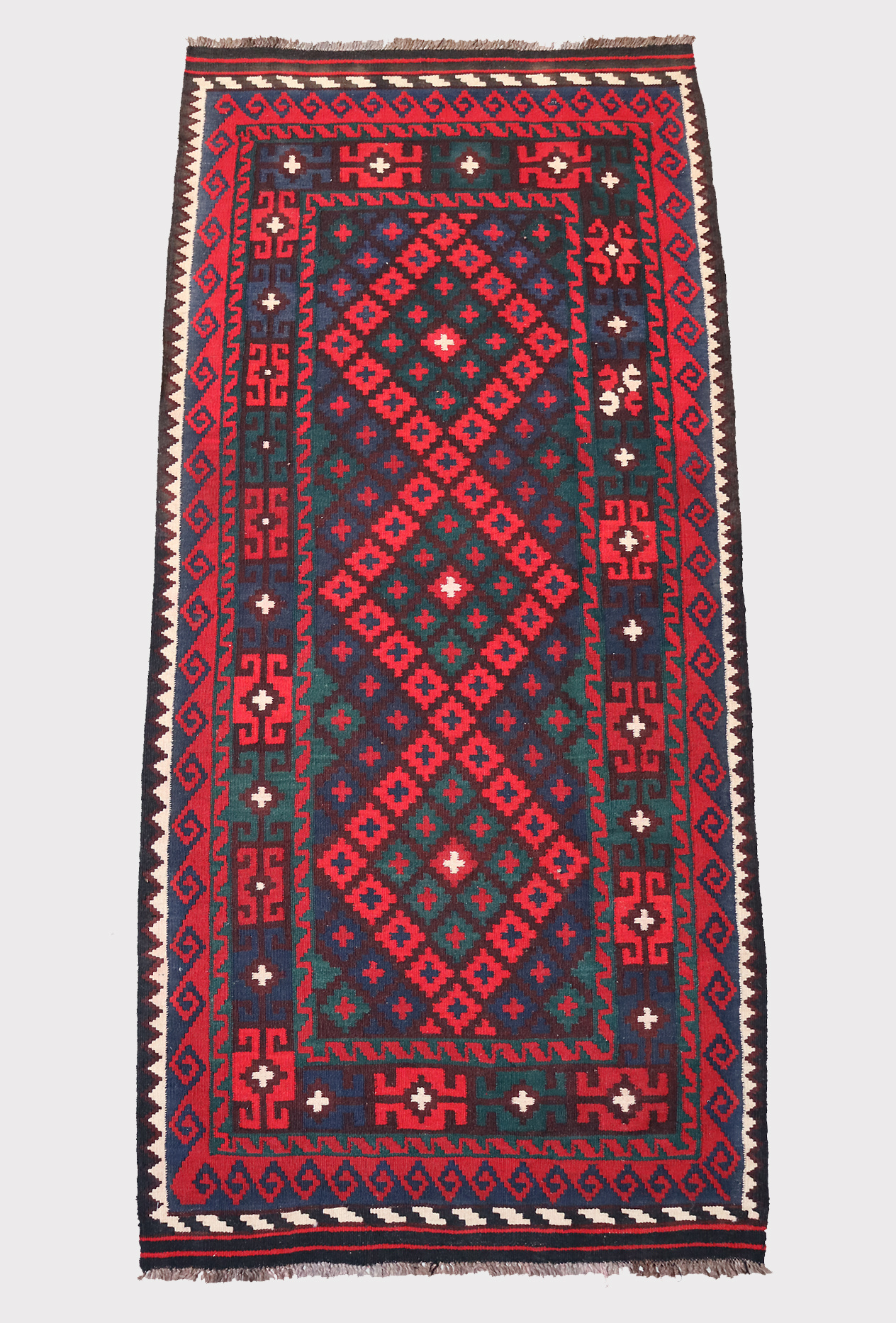 241x113 cm Afghan   nomadic Kilim rug  No:179