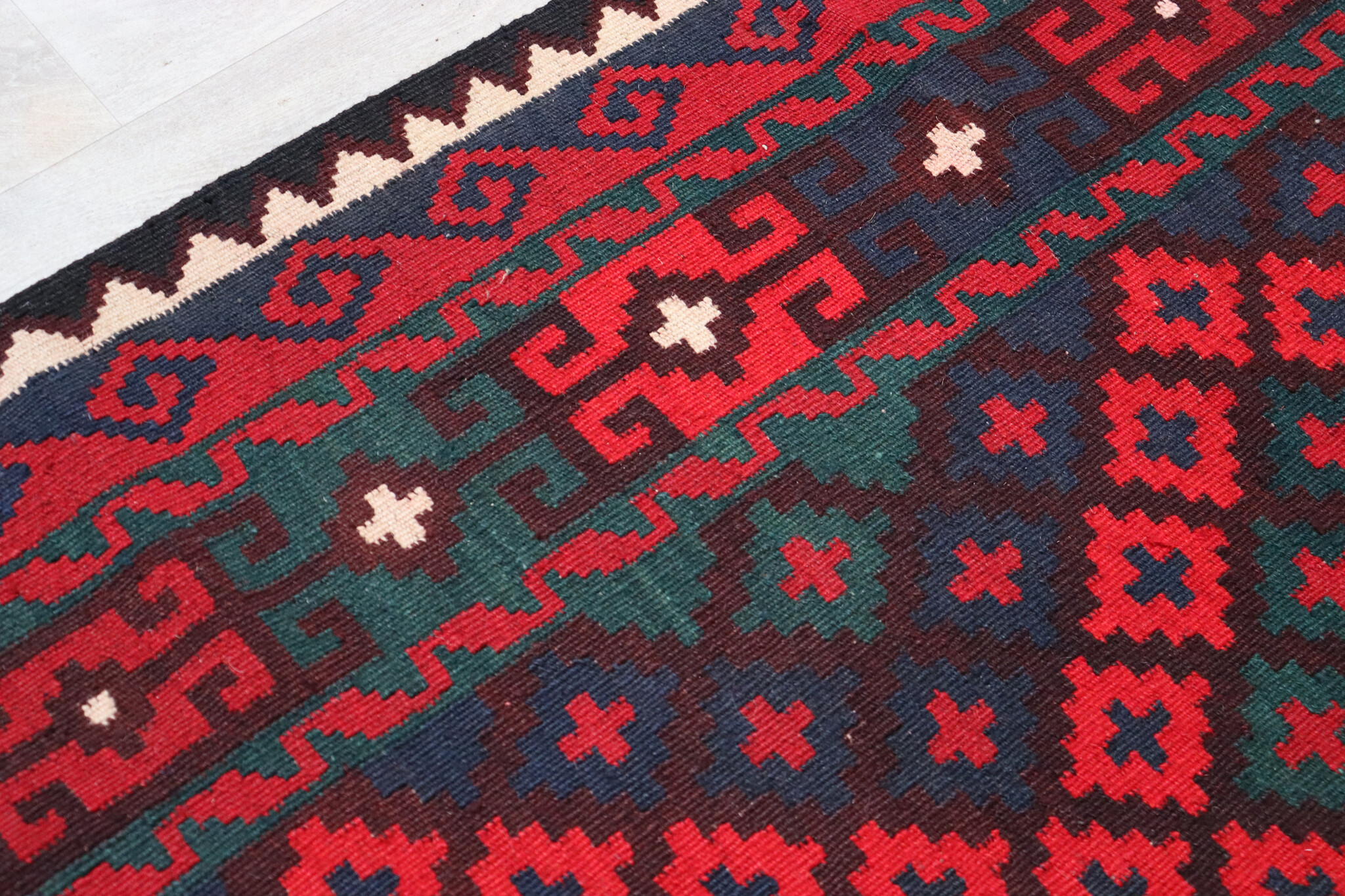 241x113 cm Afghan   nomadic Kilim rug  No:179