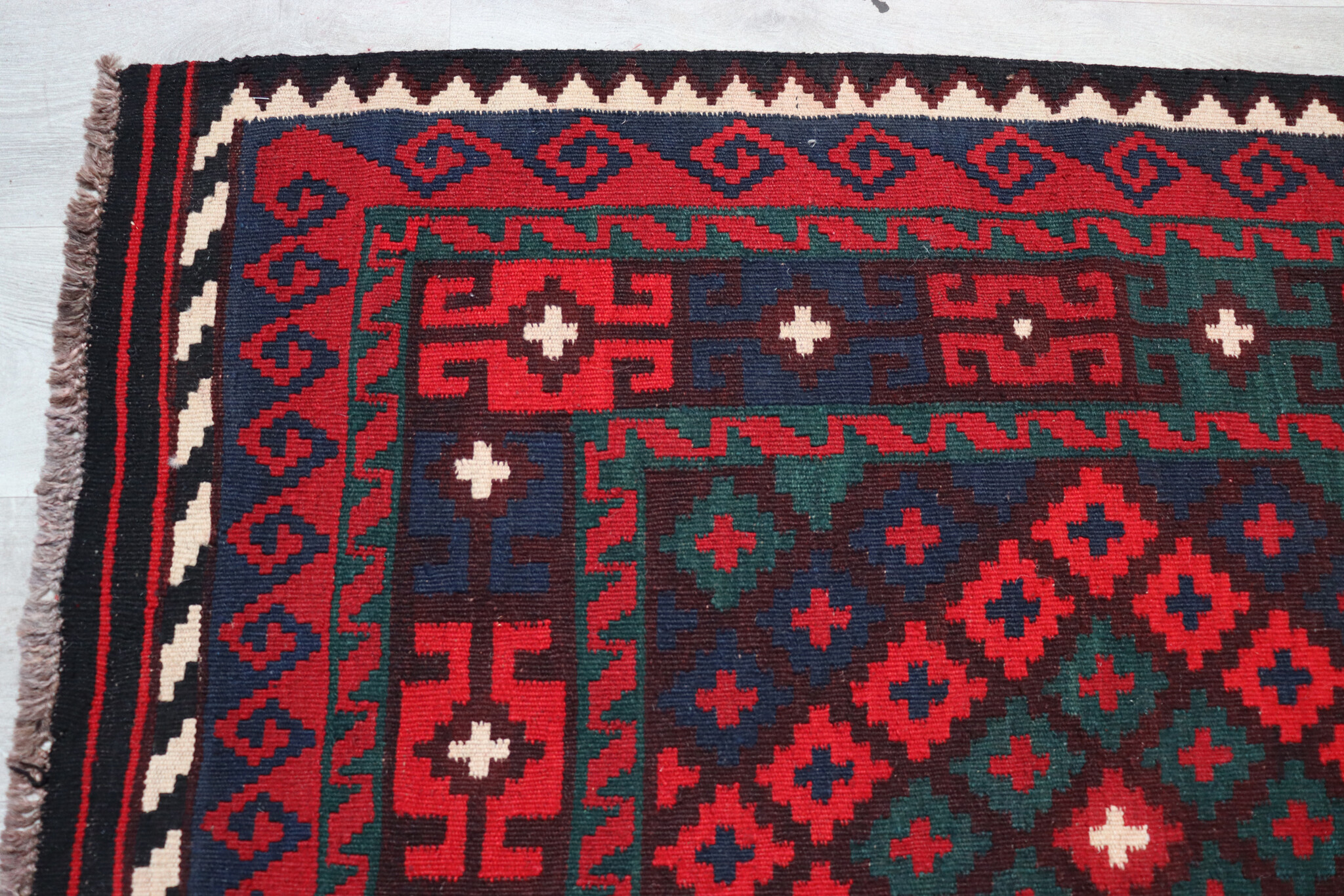 241x113 cm Afghan   nomadic Kilim rug  No:179