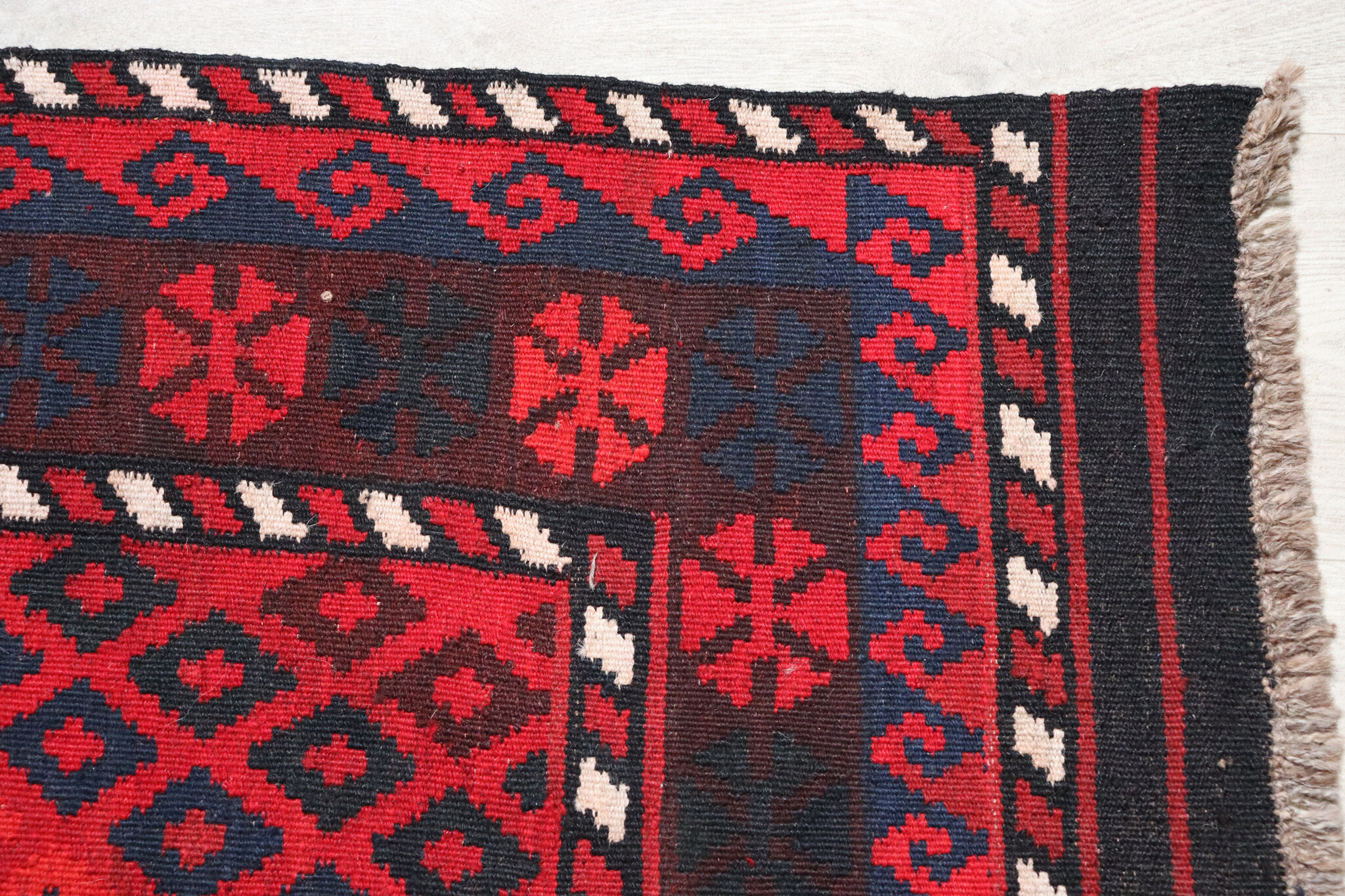 242x105 cm Afghan   nomadic Kilim rug  No:178