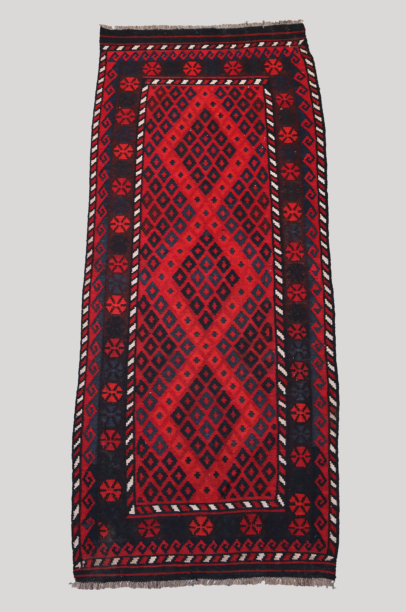 242x105 cm Afghan   nomadic Kilim rug  No:178