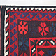 201x87 cm Afghan   nomadic Kilim rug  No:180