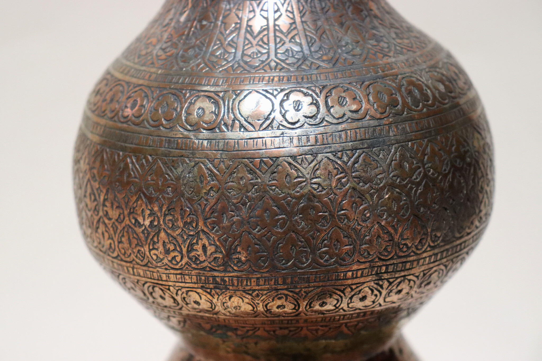 Antique Engraved copper Hookah Shisha hubble-bubble from Afghanistan No:23/14