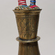 Antique Engraved Brass Hookah Shisha hubble-bubble from Afghanistan No:23/15