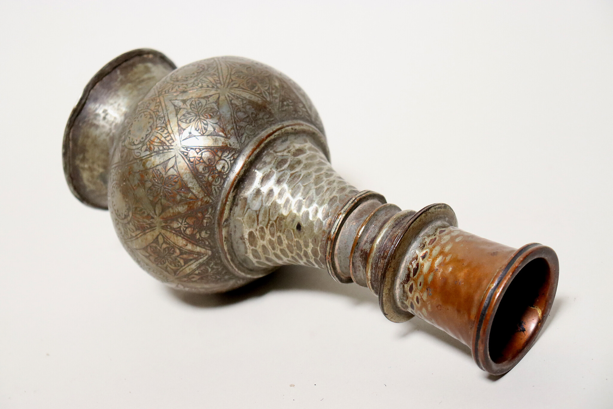 Antique Engraved copper Hookah Shisha hubble-bubble from Afghanistan No:23/10