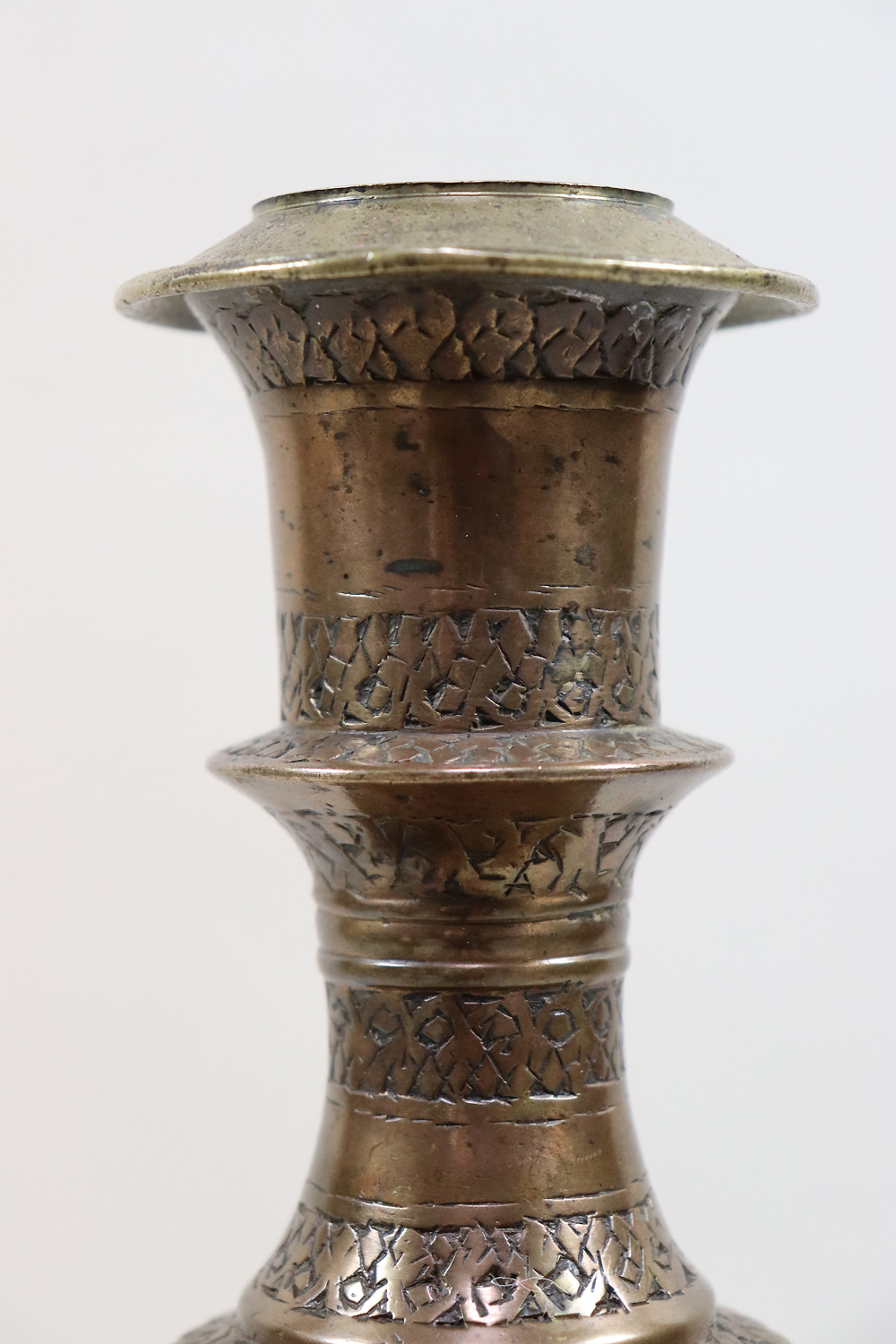 Antique Engraved Brass Hookah Shisha hubble-bubble from india pakistan No:23/ 9