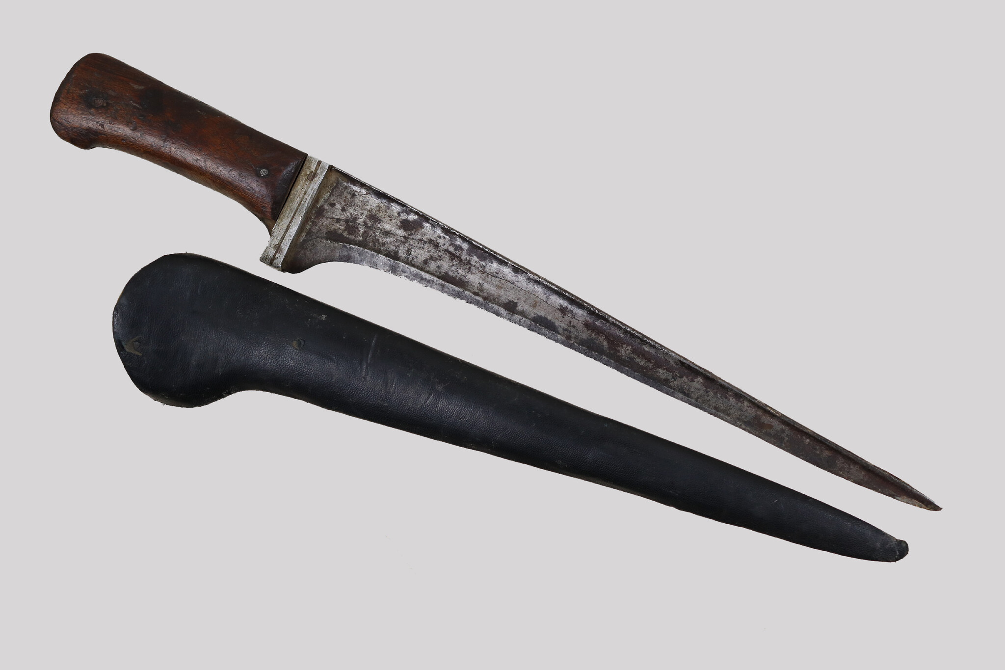 Antique Original Afghan Khyber Waziri knife dagger pesh kabz , karud, choora, pesh kabz 19th to 20th century, T shaped blade, No: MS23/ A104