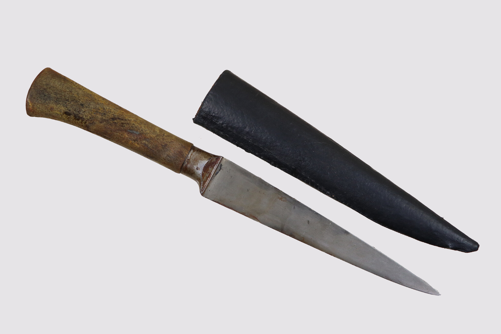 Antique Original Afghan Khyber Waziri knife dagger pesh kabz , karud, choora, pesh kabz 19th to 20th century, T shaped blade, No: MS23/ A111