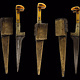 Antique Original Afghan Khyber Waziri knife dagger pesh kabz , karud, choora, pesh kabz 19th to 20th century, T shaped blade, No: MS23/ A114