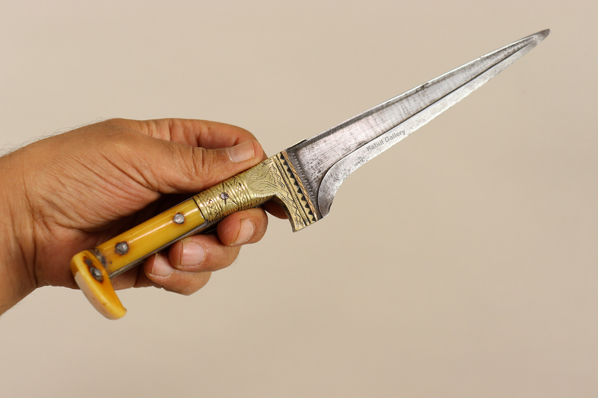 Antique Original Afghan Khyber Waziri knife dagger pesh kabz , karud, choora, pesh kabz 19th to 20th century, T shaped blade, No: MS23/ A114