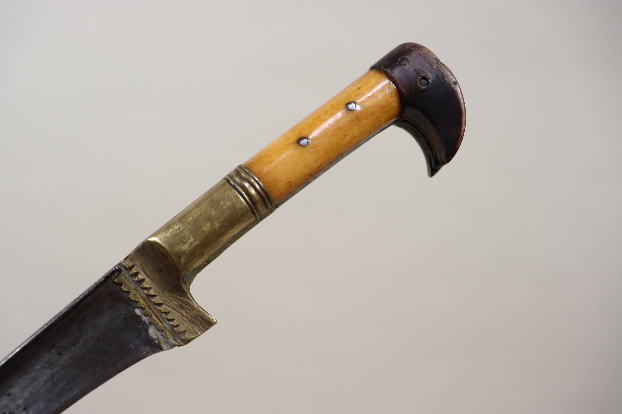 Antique Original Afghan Khyber Waziri knife dagger pesh kabz , karud, choora, pesh kabz 19th to 20th century, T shaped blade, No: MS23/ A115