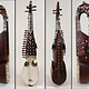 antique traditional folk musical instrument Afghanistan Rubab rabab rabab mother of pearl inlay 23/3