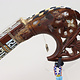 antique traditional folk musical instrument Afghanistan Rubab rabab rabab mother of pearl inlay 23/3