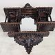 Antique Anglo Indian Carved Wall Shelf Early 20th century