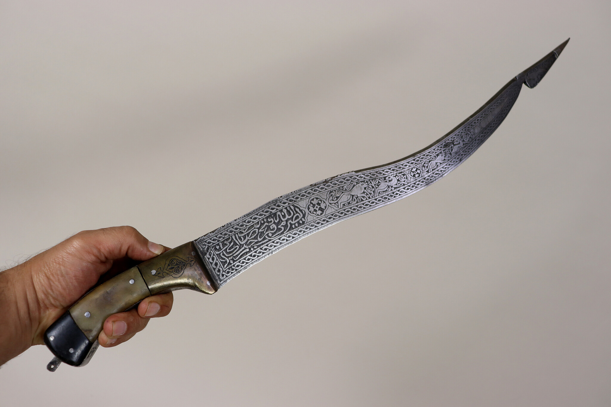 Original Afghan Khyber Waziri knife dagger pesh kabz , karud, choora, pesh kabz  No: MS23/ N7