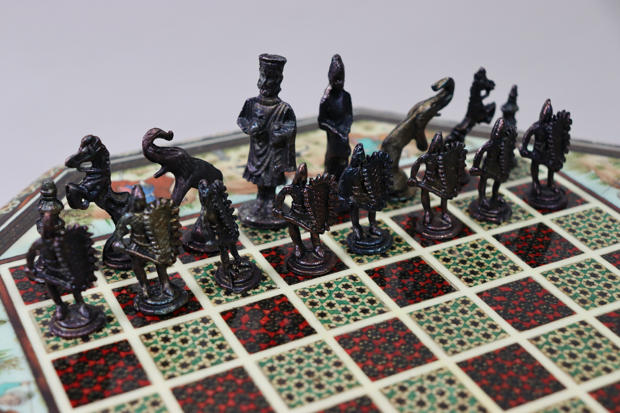 Persian Chess Board , Khatam Kari art  23