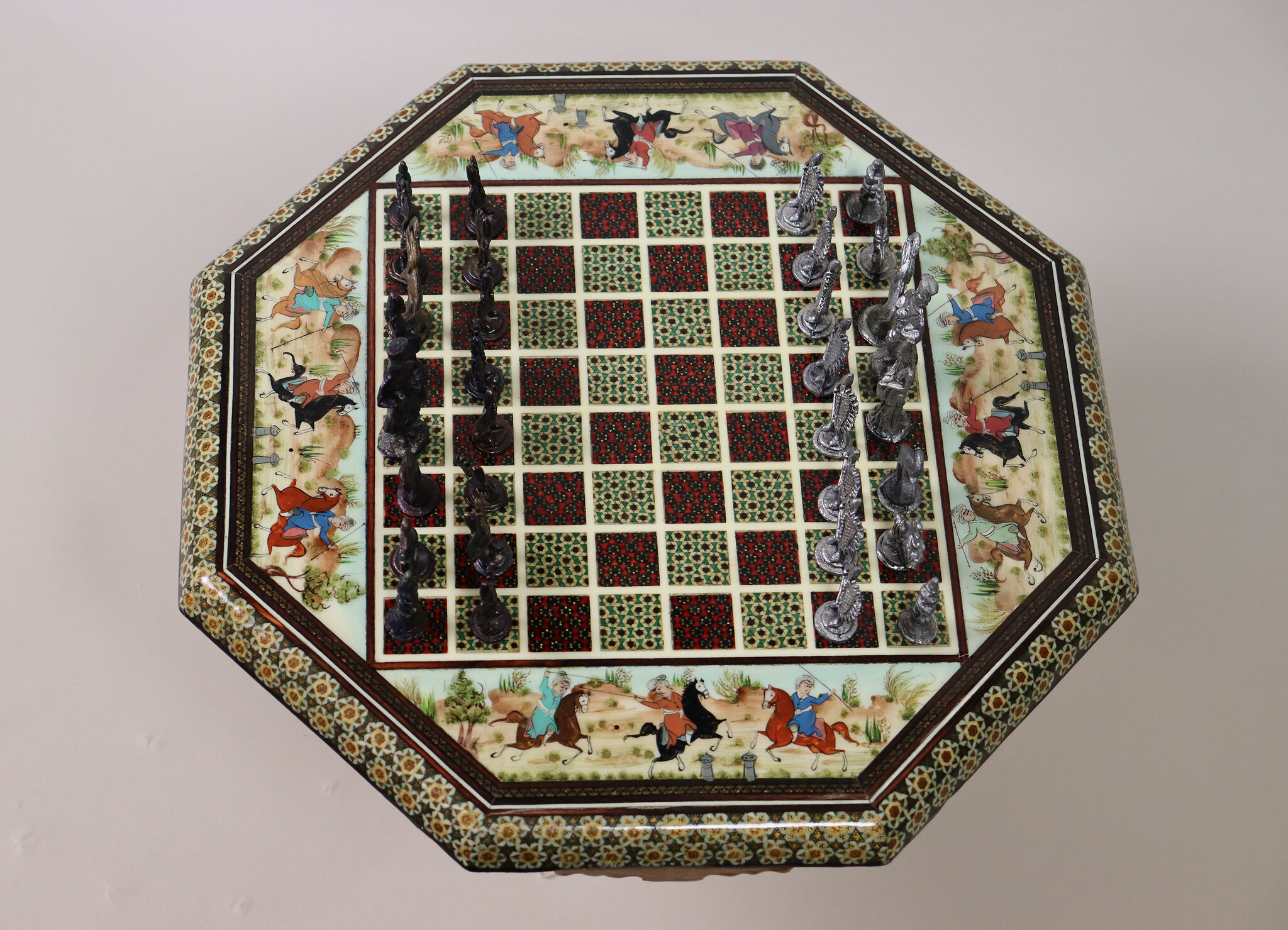 Persian Chess Board , Khatam Kari art  23