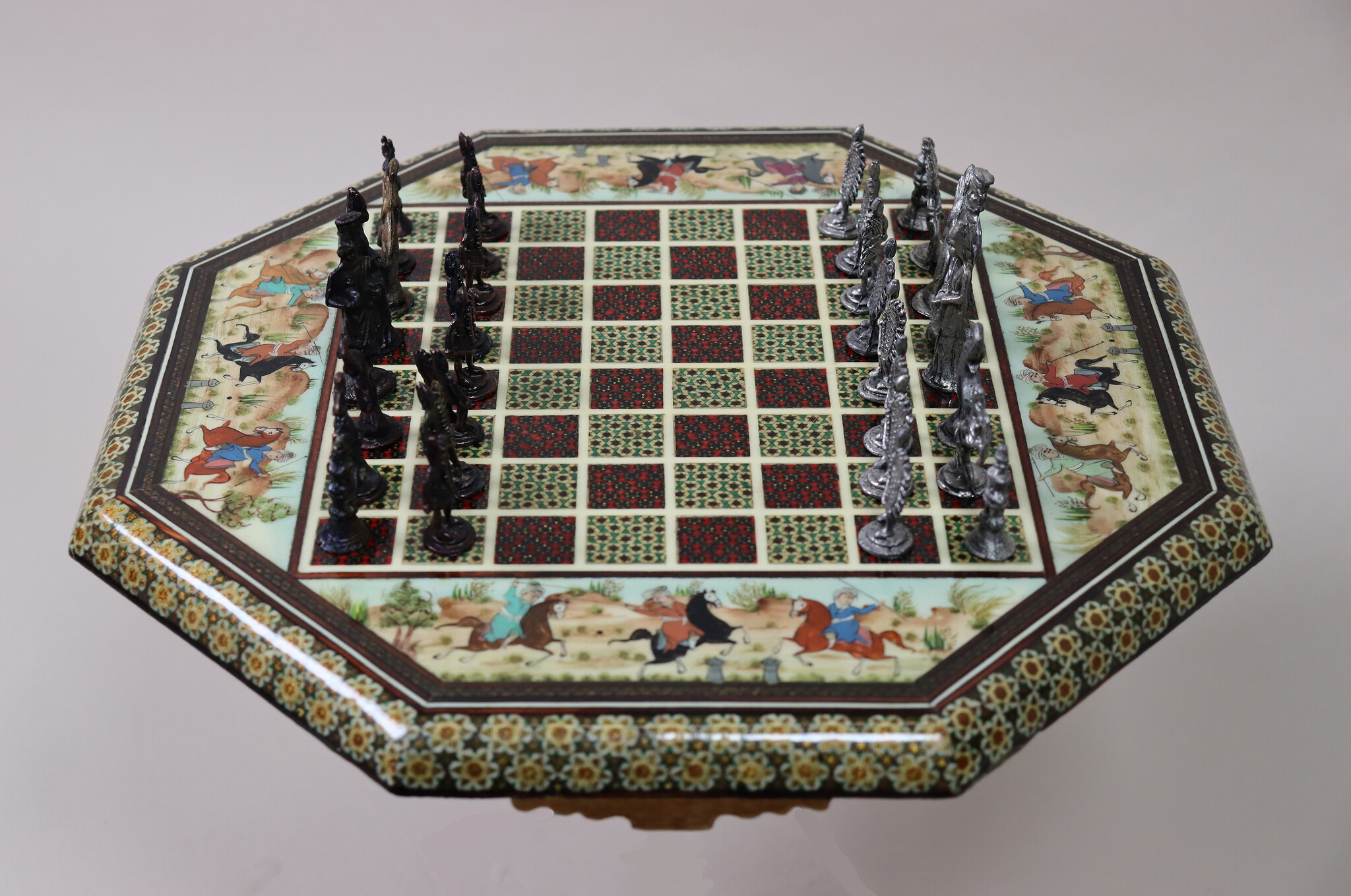 Persian Chess Board , Khatam Kari art  23