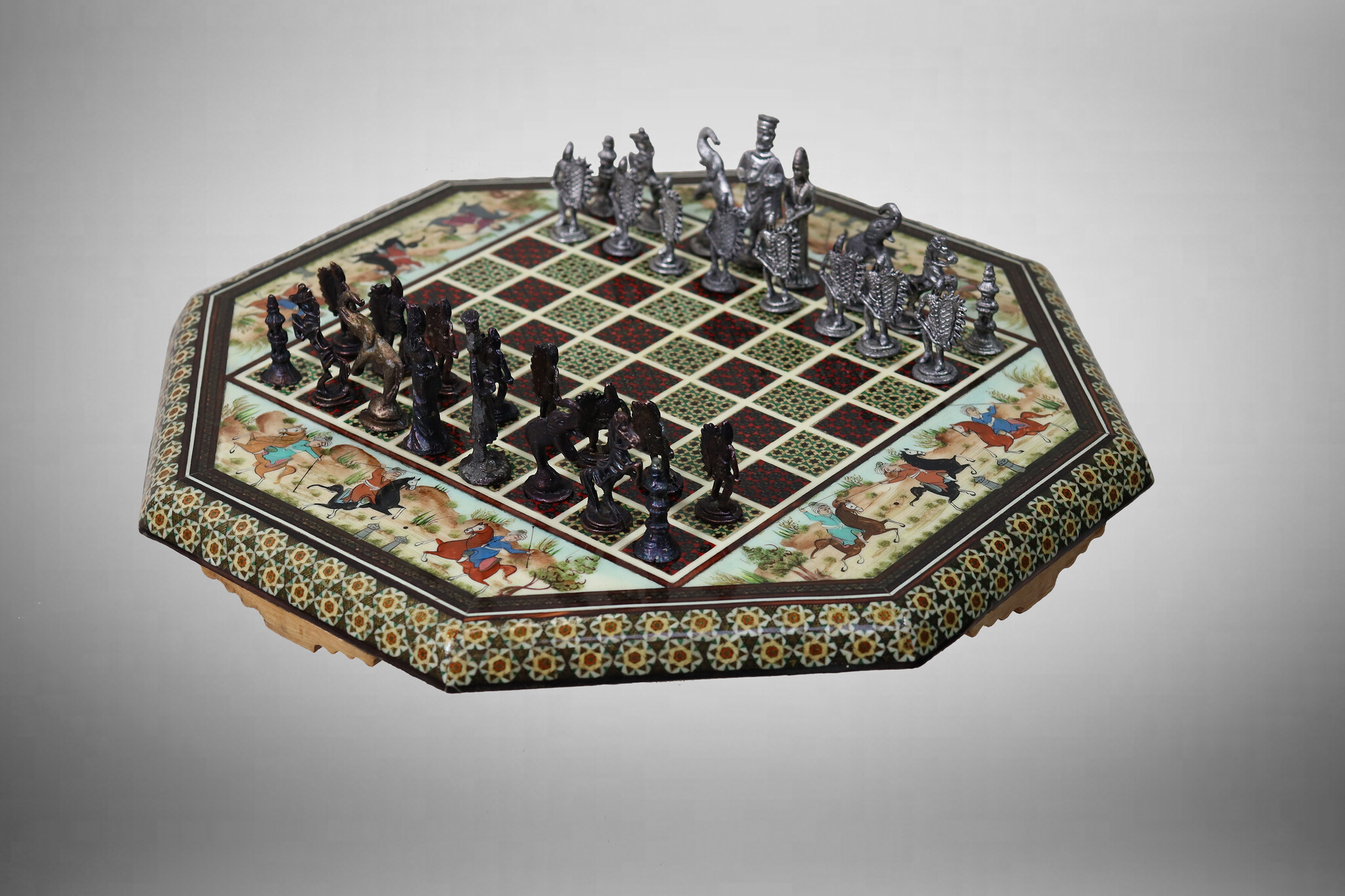 Persian Chess Board , Khatam Kari art  23