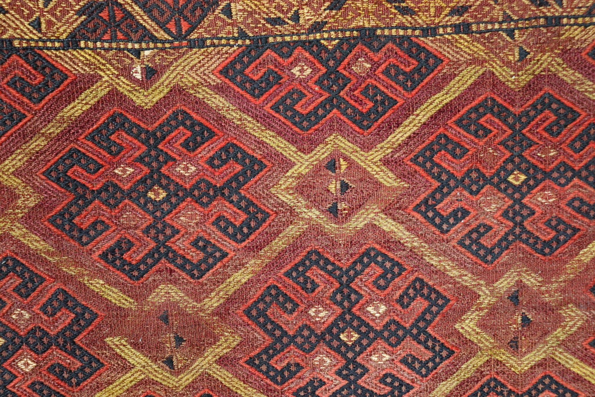 133x115 cm Antik und seltener Uzbek Nomaden Zelttasche tasche Torba aus Afghanistan Djaller Turkmenistan  Nr:EB23