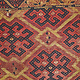 133x115 cm Antik und seltener Uzbek Nomaden Zelttasche tasche Torba aus Afghanistan Djaller Turkmenistan  Nr:EB23