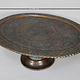 110x84 cm  Antique ottoman orient Islamic  Hammer Engraved copper table Tea table side table Tray Qalam Zani